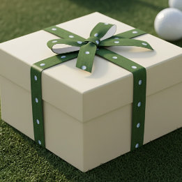 Golf Ball Pattern Putting Green Ribbon for Golfers