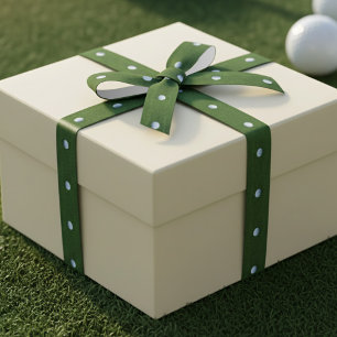 Golf Ball Pattern Putting Green Ribbon for Golfers