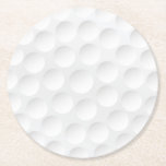 Golf Ball Pattern Round Paper Coaster<br><div class="desc">Golf Ball Pattern Round Paper Coaster</div>