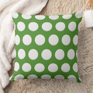 Golf Ball Pattern Throw Pillow