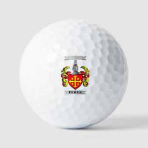 Golf Ball Perez Surname And Shield