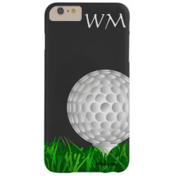 Golf ball, personalized, golf barely there iPhone 6 plus case