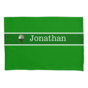 Golf ball Personalized with name Pillow Case