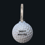 Golf ball pet ID tag<br><div class="desc">Golf ball</div>