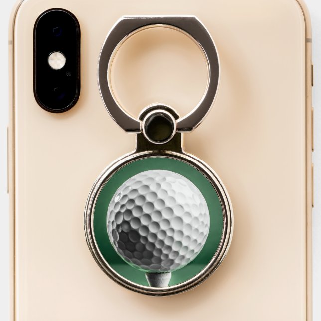 Golf Ball Phone Ring Stand (Close Up)