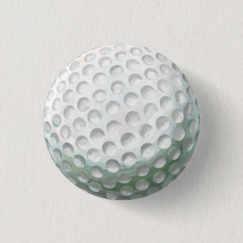 Golf Ball Pinback Button