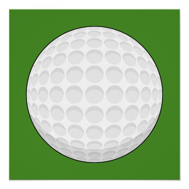 Golf Ball Poster (Front)