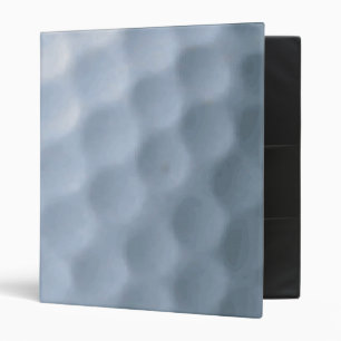 Golf Ball Print Pattern Background 3 Ring Binder