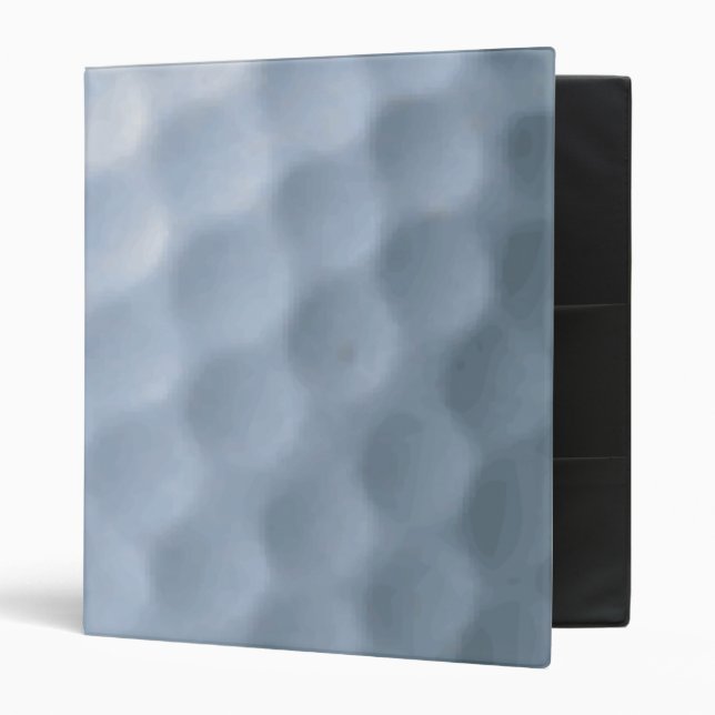 Golf Ball Print Pattern Background 3 Ring Binder (Front/Inside)