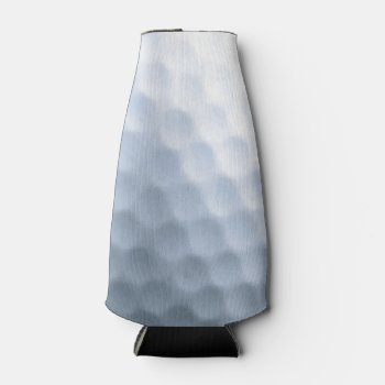 Golf Ball Print Pattern Background Bottle Cooler by warrior_woman at Zazzle