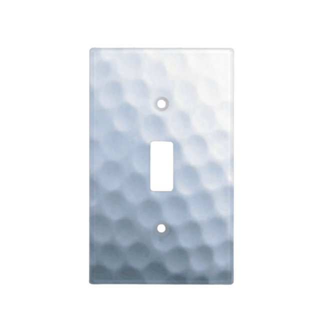 Golf Ball Print Pattern Background Light Switch Cover (Front)