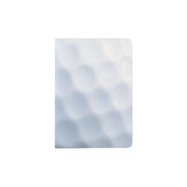 Golf Ball Print Pattern Background Passport Holder (Front)