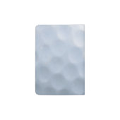 Golf Ball Print Pattern Background Passport Holder (Back)