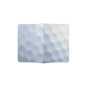 Golf Ball Print Pattern Background Passport Holder (Opened)