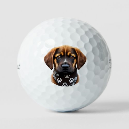 Golf Ball Puppy Design 