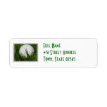 Golf Ball Return Address Label