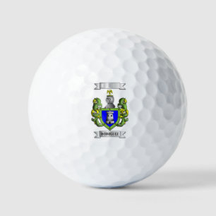 Golf Ball Rodriguez Surname And Shield