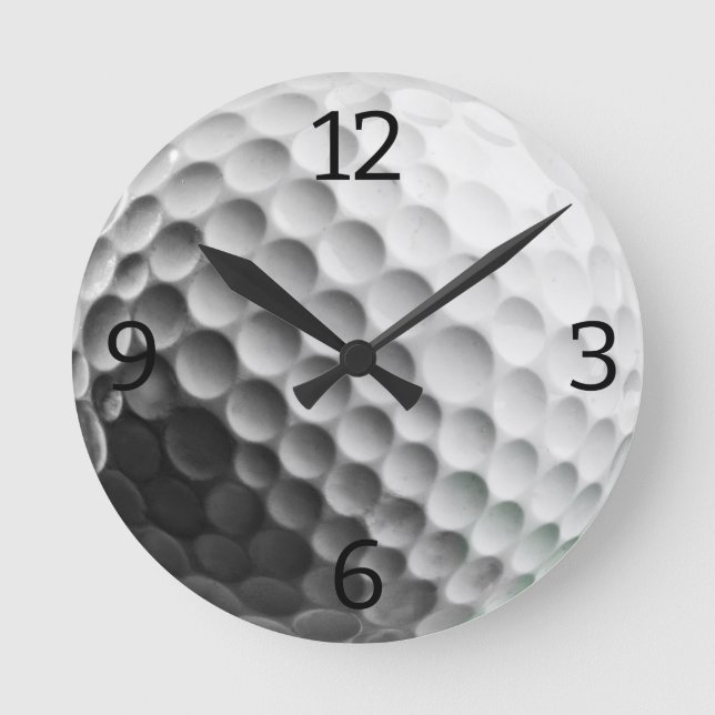Golf Ball Round Clock (Front)