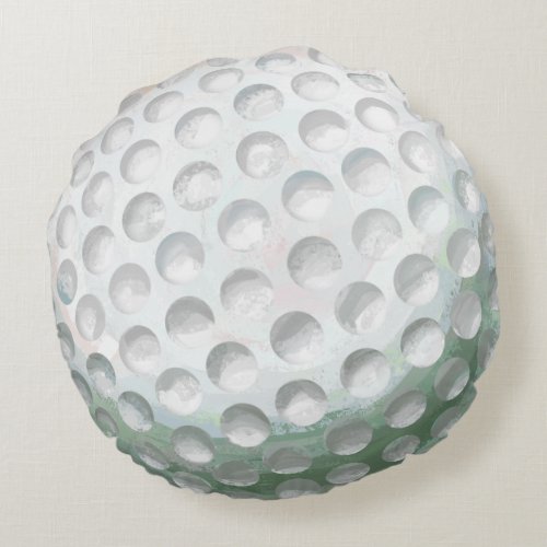 Golf Ball Round Pillow