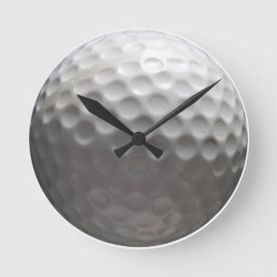 Golf Ball Round Wall Clock