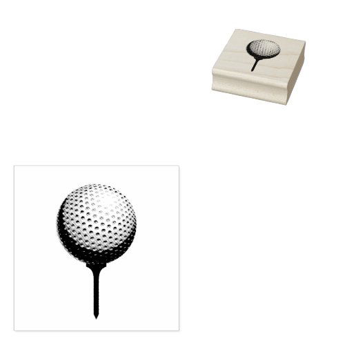 Golf Ball rubber stamp