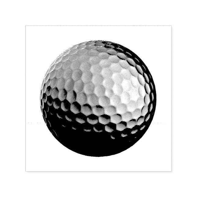 Golf Ball Self-Inking Stamp (Design)