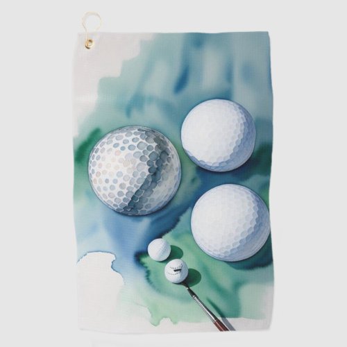 Golf Ball Splash  Golf Towel