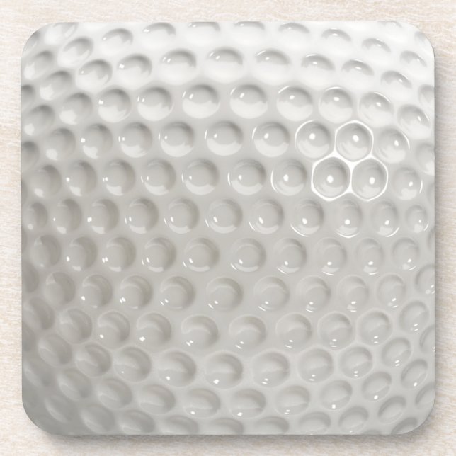 Golf Ball Sport Beverage Coaster (Front)