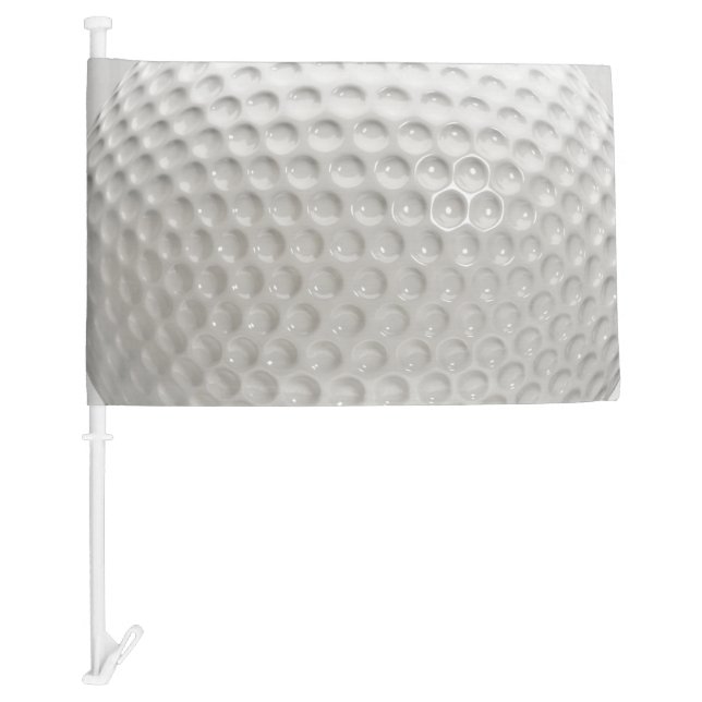 Golf Ball Sport Car Flag (Front)