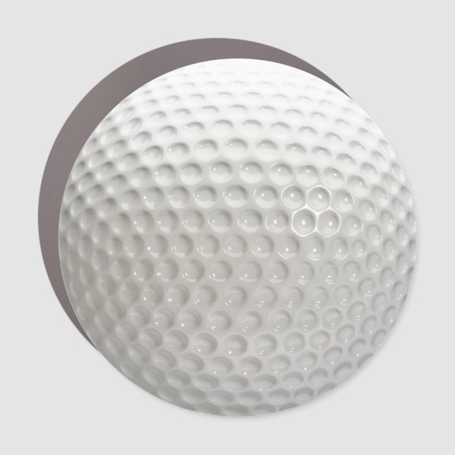 Golf Ball Sport Car Magnet (Front)