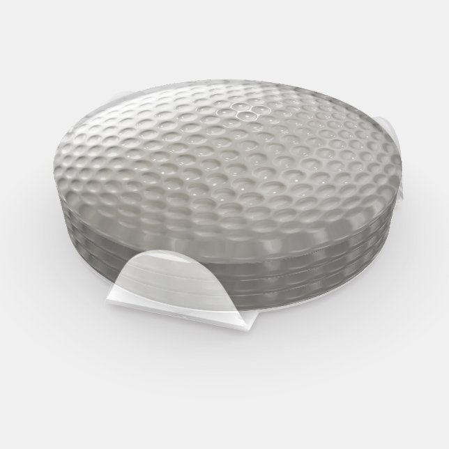 Golf Ball Sport Coaster Set (Set)