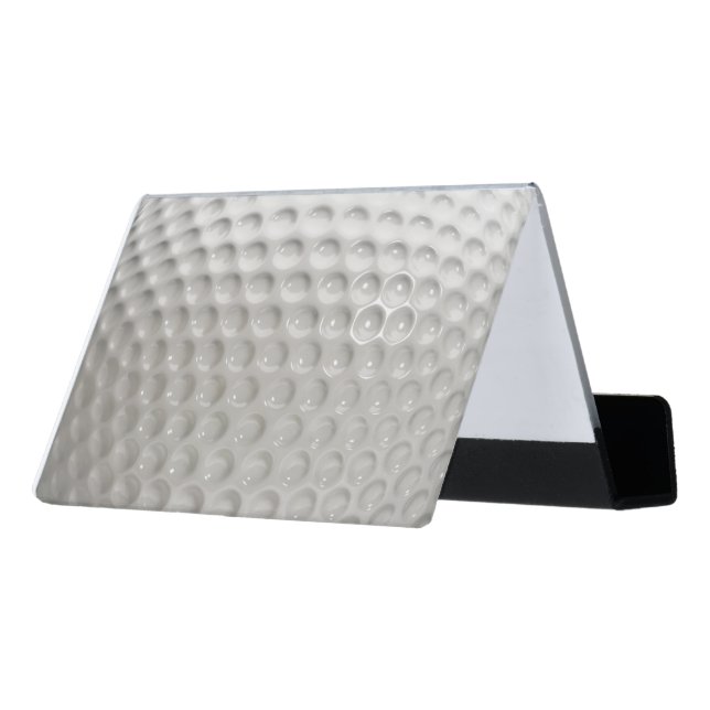 Golf Ball Sport Desk Business Card Holder (Angled Back)