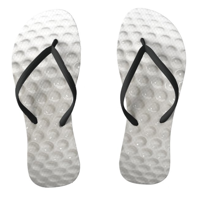Golf Ball Sport Flip Flops (Footbed)