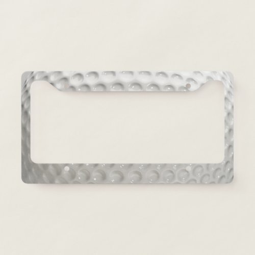 Golf Ball Sport License Plate Frame