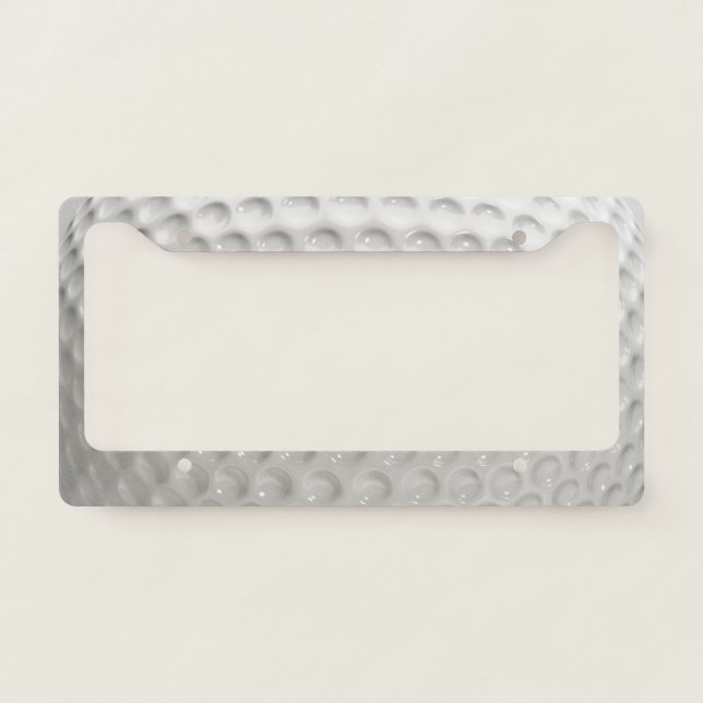 Golf Ball Sport License Plate Frame (Front)