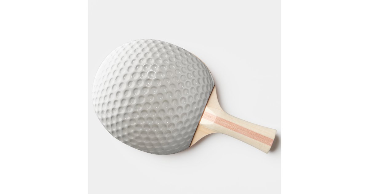Golf Ball Sport Ping Pong Paddle Zazzle