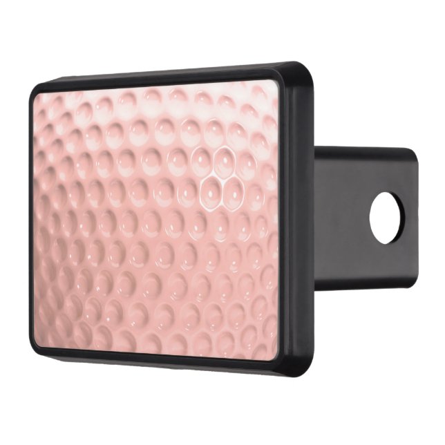 Golf Ball Sport Pink Tow Hitch Cover (Left)