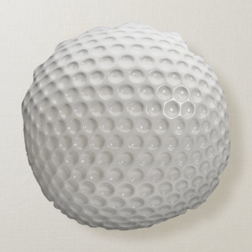 Golf Ball Sport Round Pillow