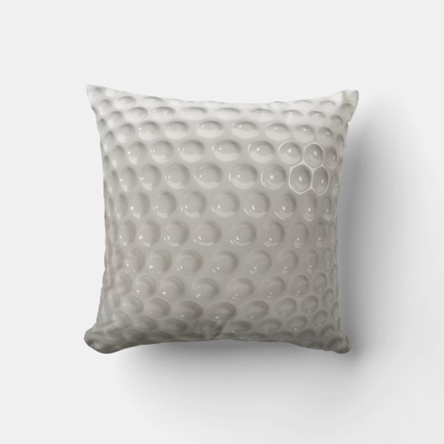 Golf Ball Sport Throw Pillow (Front)