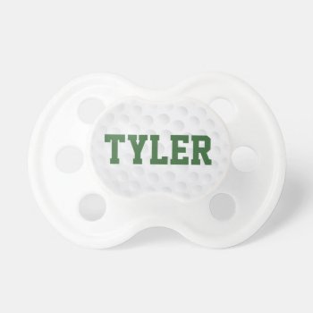 Golf Ball Sports Pacifier by wrkdesigns at Zazzle