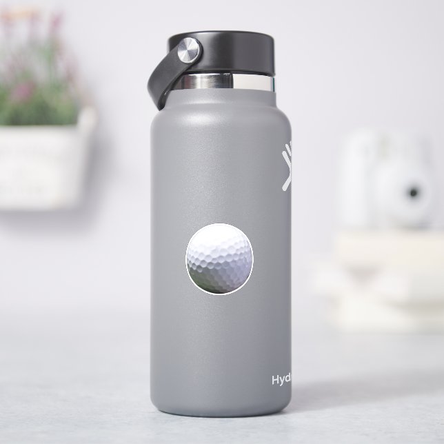 Golf Ball Sports Photograph Golfer Sticker (HydroFlask)