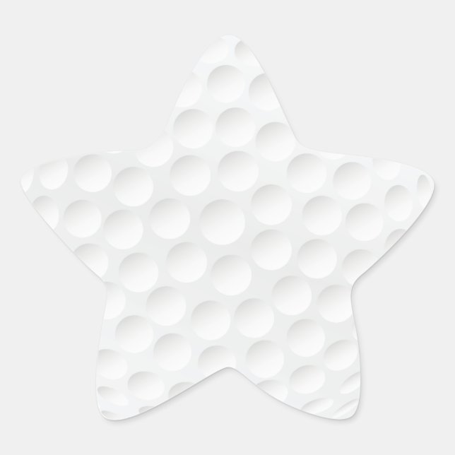 golf ball star sticker (Front)