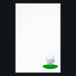 Golf Ball Stationery<br><div class="desc">If you love to play golf these great golfing designs will be perfect for you. whether you like to play 9 holes or 18, walk or ride a cart these great gifts will make you happy. support someone you love with this great golfer gift.</div>