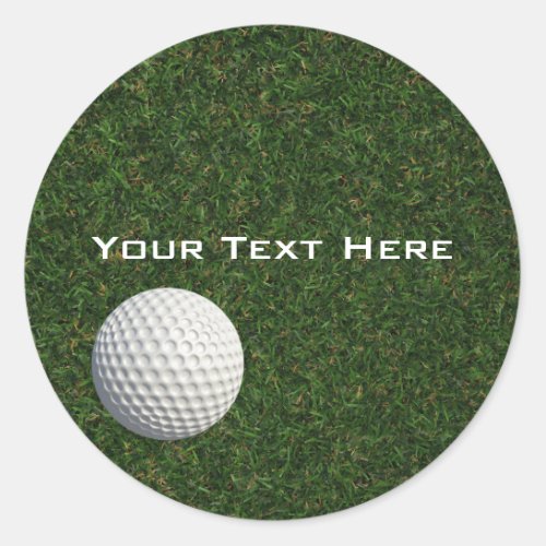 Golf Ball Sticker