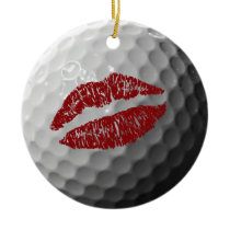 golf ball sweetheart multiple messages ornament