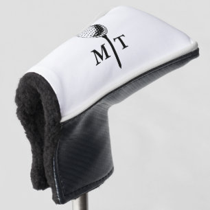 Golf Ball Tee Personalized Initial Monogram Year Head Cover