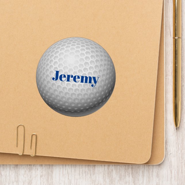 Golf Ball Template, customizable,  Patch (On Folder)