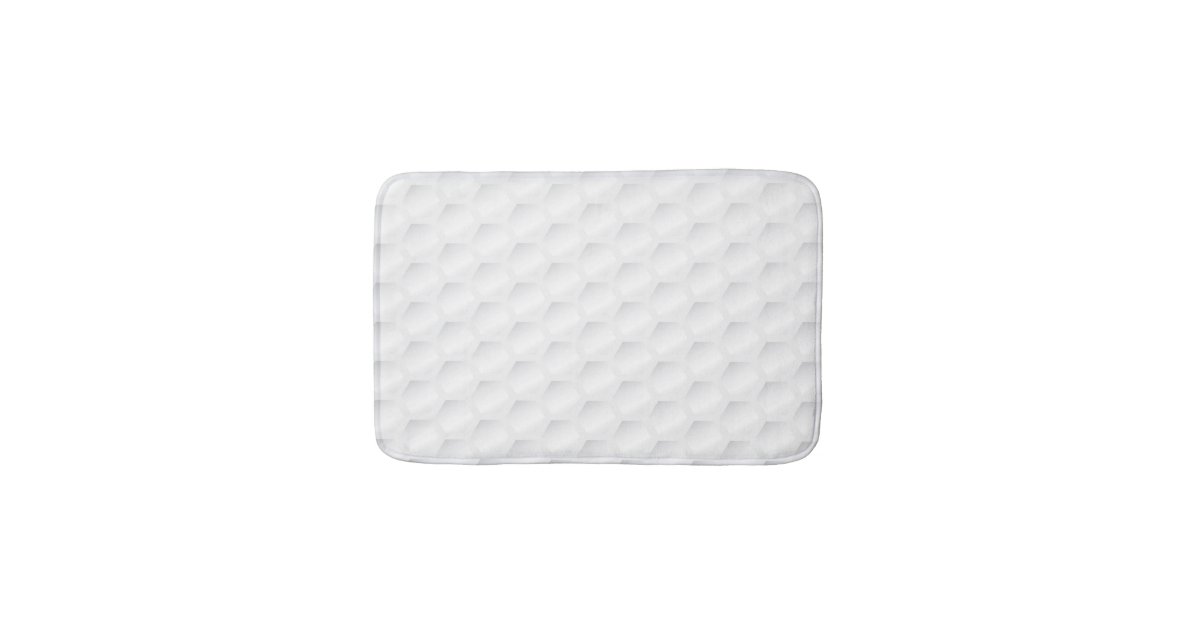 Golf ball texture bath mat | Zazzle