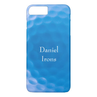 Golf Ball Texture Dimples_Arctic Blue_personalized iPhone 8 Plus/7 Plus Case