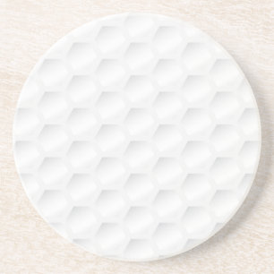 Golf ball texture drink coaster
